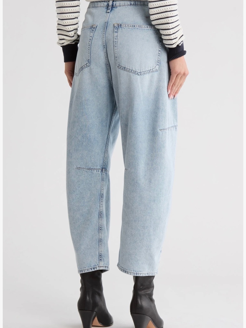 rag & bone Chase High-Rise Barrel Jean Oconee Boho Size 29 - Picture 2 of 12